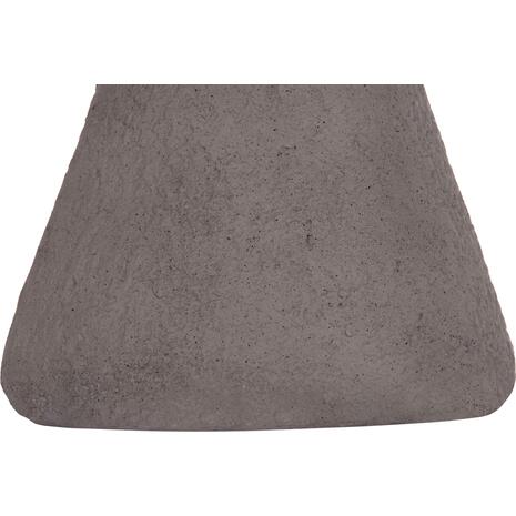 ΣΚΑΜΠΟ ΣΤΡΟΓΓΥΛΟ INTERON HM18171.03 FIBER CEMENT ΣΕ ΓΚΡΙ--Φ34x39Υεκ.