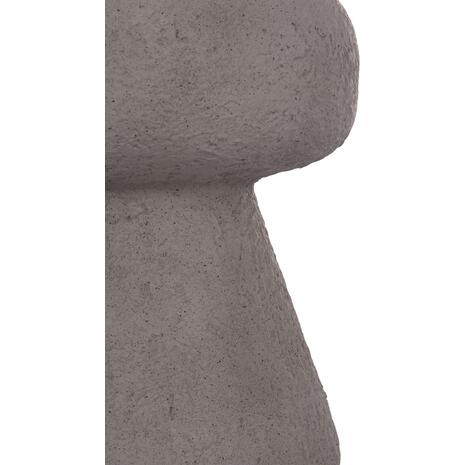 ΣΚΑΜΠΟ ΣΤΡΟΓΓΥΛΟ INTERON HM18171.03 FIBER CEMENT ΣΕ ΓΚΡΙ--Φ34x39Υεκ.