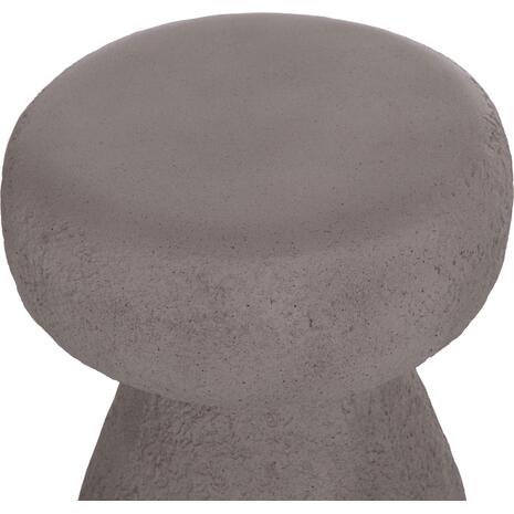 ΣΚΑΜΠΟ ΣΤΡΟΓΓΥΛΟ INTERON HM18171.03 FIBER CEMENT ΣΕ ΓΚΡΙ--Φ34x39Υεκ.