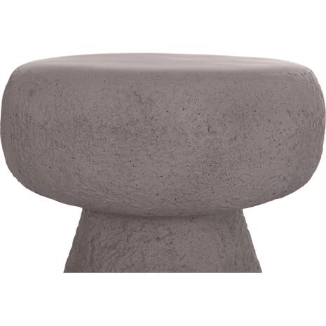 ΣΚΑΜΠΟ ΣΤΡΟΓΓΥΛΟ INTERON HM18171.03 FIBER CEMENT ΣΕ ΓΚΡΙ--Φ34x39Υεκ.