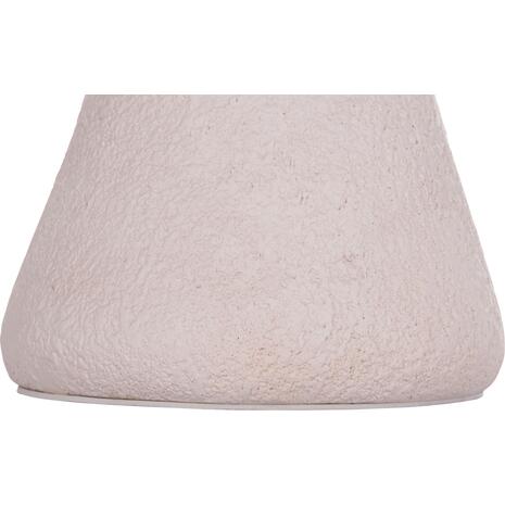 ΣΚΑΜΠΟ ΣΤΡΟΓΓΥΛΟ INTERON HM18171.02 FIBER CEMENT ΣΕ ΛΕΥΚΟ--Φ34x39Υεκ.