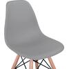 ΣΚΑΜΠΟ ΜΠΑΡ RENATA HM0173.10 ΓΚΡΙ 58x56x107Υ εκ. (σετ 4 τεμαχίων)