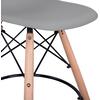 ΣΚΑΜΠΟ ΜΠΑΡ RENATA HM0173.10 ΓΚΡΙ 58x56x107Υ εκ. (σετ 4 τεμαχίων)