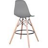 ΣΚΑΜΠΟ ΜΠΑΡ RENATA HM0173.10 ΓΚΡΙ 58x56x107Υ εκ. (σετ 4 τεμαχίων)