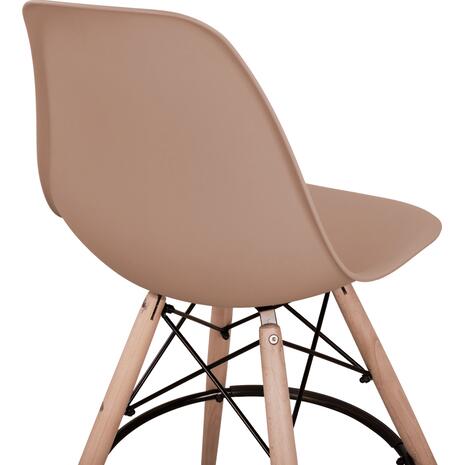 ΣΚΑΜΠΟ ΜΠΑΡ RENATA HM0173.45 ΚΑΠΟΥΤΣΙΝΟ 58x56x107Υ εκ. (σετ 4 τεμαχίων)
