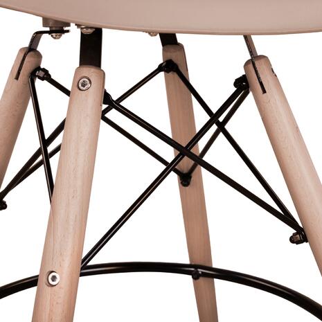 ΣΚΑΜΠΟ ΜΠΑΡ RENATA HM0173.45 ΚΑΠΟΥΤΣΙΝΟ 58x56x107Υ εκ. (σετ 4 τεμαχίων)