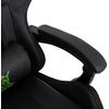 ΠΟΛΥΘΡΟΝΑ GAMING DARREN HM1203.03 ΜΑΥΡΟ-ΠΡΑΣΙΝΟ PVC & NYLON 58.5x100x120Υεκ.