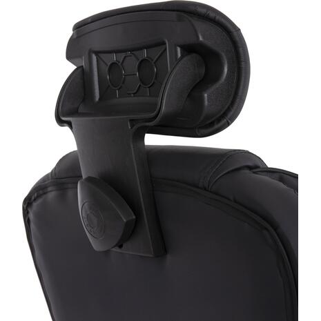 ΚΑΡΕΚΛΑ ΓΡΑΦΕΙΟΥ OCTAVIUS HM1202 ΜΑΥΡΟ PVC & NYLON-ΜΕΤΑΛ.ΧΡΩΜΙΟ ΒΑΣΗ 63x73x129Υεκ