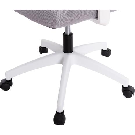 ΚΑΡΕΚΛΑ ΓΡΑΦΕΙΟΥ MEXER HM1195.02 ΓΚΡΙ MESH-ΜΕΤΑΛ.ΒΑΣΗ-ΣΚΕΛΕΤΟΣ ΛΕΥΚΟΣ 68x70x136Υεκ.