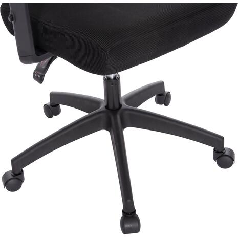 ΚΑΡΕΚΛΑ ΓΡΑΦΕΙΟΥ MEXER HM1195.01 ΜΑΥΡΟ MESH-ΜΕΤΑΛ.ΒΑΣΗ-NYLON ΣΚΕΛΕΤΟΣ 68x70x136Υεκ.