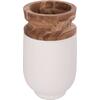 ΔΙΑΚΟΣΜΗΤΙΚΟ ΒΑΖΟ ΔΑΠΕΔΟΥ LINTER HM4662.02S FIBER CEMENT ΛΕΥΚΟ--ΞΥΛΟ ΤΕΑΚ Φ34x60Υεκ.