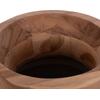 ΔΙΑΚΟΣΜΗΤΙΚΟ ΒΑΖΟ ΔΑΠΕΔΟΥ LINTER HM4662.03S FIBER CEMENT ΓΚΡΙ--ΞΥΛΟ ΤΕΑΚ Φ34x60Υεκ.
