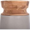 ΔΙΑΚΟΣΜΗΤΙΚΟ ΒΑΖΟ ΔΑΠΕΔΟΥ LINTER HM4662.03S FIBER CEMENT ΓΚΡΙ--ΞΥΛΟ ΤΕΑΚ Φ34x60Υεκ.