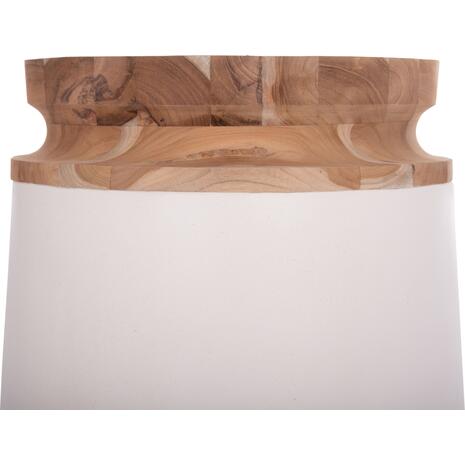 ΔΙΑΚΟΣΜΗΤΙΚΟ ΒΑΖΟ ΔΑΠΕΔΟΥ LINTER HM4662.02L FIBER CEMENT ΛΕΥΚΟ--ΞΥΛΟ ΤΕΑΚ Φ41x47Υεκ.
