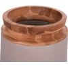 ΔΙΑΚΟΣΜΗΤΙΚΟ ΒΑΖΟ ΔΑΠΕΔΟΥ LINTER HM4662.05L FIBER CEMENT ΓΚΡΙ ΜΑΤ--ΞΥΛΟ ΤΕΑΚ Φ41x47Υεκ