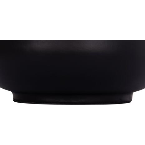 ΔΙΑΚΟΣΜΗΤΙΚΟ ΒΑΖΟ ΔΑΠΕΔΟΥ LINTER HM4662.01L FIBER CEMENT ΜΑΥΡΟ--ΞΥΛΟ ΤΕΑΚ Φ41x47Υεκ.