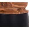 ΔΙΑΚΟΣΜΗΤΙΚΟ ΒΑΖΟ ΔΑΠΕΔΟΥ LINTER HM4662.01L FIBER CEMENT ΜΑΥΡΟ--ΞΥΛΟ ΤΕΑΚ Φ41x47Υεκ.
