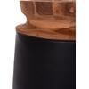 ΔΙΑΚΟΣΜΗΤΙΚΟ ΒΑΖΟ ΔΑΠΕΔΟΥ LINTER HM4662.01L FIBER CEMENT ΜΑΥΡΟ--ΞΥΛΟ ΤΕΑΚ Φ41x47Υεκ.