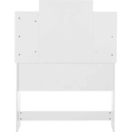 ΤΟΥΑΛΕΤΑ ΜΕ ΦΩΤΙΣΜΟ LED-ΡΑΦΙΑ-ΣΥΡΤΑΡΙΑ LAURYN HM2502.03 ΛΕΥΚΟ 108x40x140Υεκ