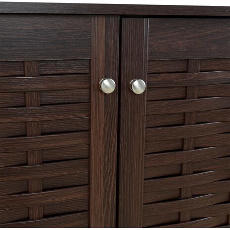 ΠΑΠΟΥΤΣΟΘΗΚΗ-ΝΤΟΥΛΑΠΙ ΞΥΛΙΝΗ CASSIOPE HM2208.01 WENGE 77Χ34Χ67.5Υεκ.