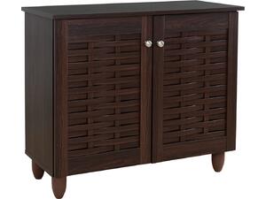 ΠΑΠΟΥΤΣΟΘΗΚΗ-ΝΤΟΥΛΑΠΙ ΞΥΛΙΝΗ CASSIOPE HM2208.01 WENGE 77Χ34Χ67.5Υεκ.