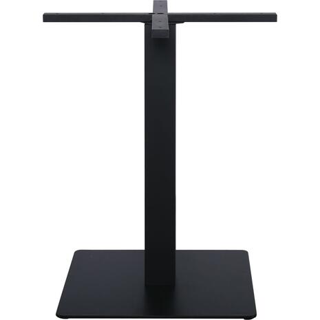 PRATO Βάση Τραπεζιού Μέταλλο Βαφή Μαύρο, Cross 60x60cm  (16,90kg) (Ε065,1)