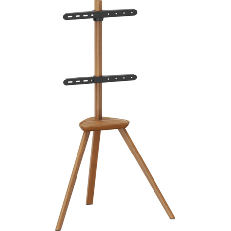 Βάση τηλεόρασης δαπέδου Brateck FS35-44F-02, 45-65", έως 40kg, με ράφι