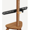 Βάση τηλεόρασης δαπέδου Brateck FS35-44F-02, 45-65", έως 40kg, με ράφι