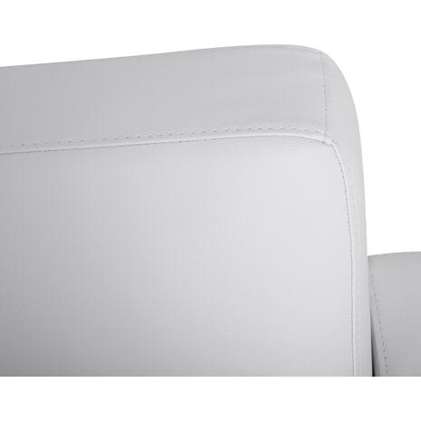 ΚΑΝΑΠΕΣ 3ΘΕΣΙΟΣ NELLIE HM3159.32 ΜΕ ΛΕΥΚΟ PU 163x71x71Υ εκ.
