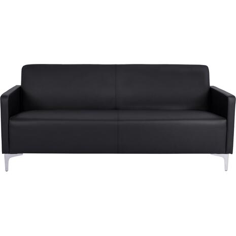 ΚΑΝΑΠΕΣ 3ΘΕΣΙΟΣ NELLIE HM3159.31 ΜΕ ΜΑΥΡΟ PU 163x71x71Υ εκ.