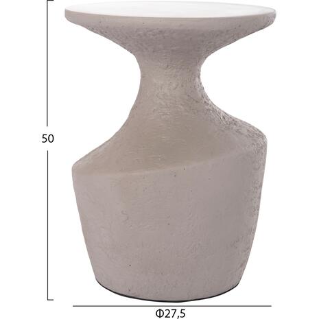 ΤΡΑΠΕΖΙ ΒΟΗΘΗΤΙΚΟ REBON HM18156.03S FIBER CEMENT ΣΕ ΓΚΡΙ--Φ27.5x50Υεκ.