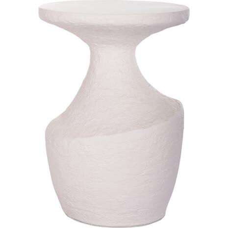 ΤΡΑΠΕΖΙ ΒΟΗΘΗΤΙΚΟ REBON HM18156.02L FIBER CEMENT ΣΕ ΛΕΥΚΟ--Φ40x56.5Υεκ.