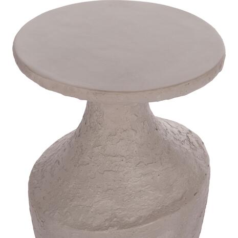 ΤΡΑΠΕΖΙ ΒΟΗΘΗΤΙΚΟ REBON HM18156.03L FIBER CEMENT ΣΕ ΓΚΡΙ--Φ40x56.5Υεκ.