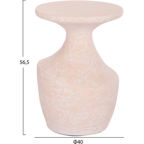 ΤΡΑΠΕΖΙ ΒΟΗΘΗΤΙΚΟ REBON HM18156.04L FIBER CEMENT ΣΕ ΣΟΜΟΝ--Φ40x56.5Υεκ.