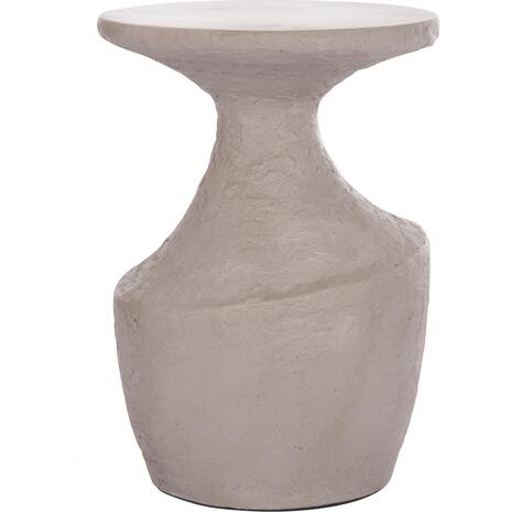 ΤΡΑΠΕΖΙ ΒΟΗΘΗΤΙΚΟ REBON HM18156.03L FIBER CEMENT ΣΕ ΓΚΡΙ--Φ40x56.5Υεκ.