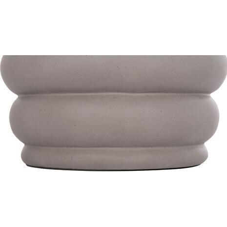 ΤΡΑΠΕΖΙ ΒΟΗΘΗΤΙΚΟ PUFFAT HM18172.03 FIBER CEMENT ΓΚΡΙ- ΞΥΛΟ TEAK TOP Φ45x46Υεκ.