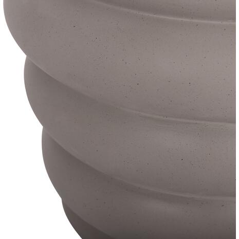 ΤΡΑΠΕΖΙ ΒΟΗΘΗΤΙΚΟ PUFFAT HM18172.03 FIBER CEMENT ΓΚΡΙ- ΞΥΛΟ TEAK TOP Φ45x46Υεκ.