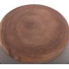 ΤΡΑΠΕΖΙ ΒΟΗΘΗΤΙΚΟ PUFFAT HM18172.03 FIBER CEMENT ΓΚΡΙ- ΞΥΛΟ TEAK TOP Φ45x46Υεκ.