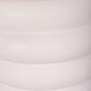 ΤΡΑΠΕΖΙ ΒΟΗΘΗΤΙΚΟ PUFFAT HM18172.02 FIBER CEMENT ΛΕΥΚΟ- ΞΥΛΟ TEAK TOP Φ45x46Υεκ.