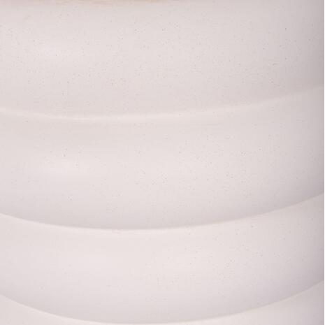 ΤΡΑΠΕΖΙ ΒΟΗΘΗΤΙΚΟ PUFFAT HM18172.02 FIBER CEMENT ΛΕΥΚΟ- ΞΥΛΟ TEAK TOP Φ45x46Υεκ.