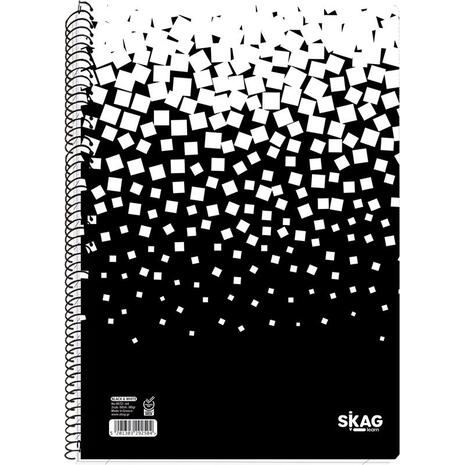 Τετράδιο σπιράλ SKAG Black & White A4 2 θεμάτων (292504) (Διάφορα σχέδια)