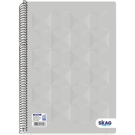 Τετράδιο Σπιράλ Skag University Abstract A4 3 Θεμάτων (231893) (Διάφορα χρώματα)