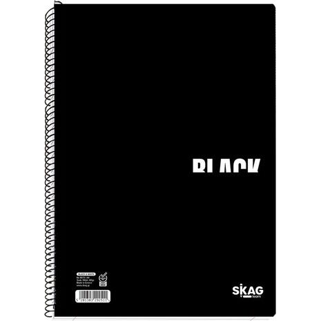 Τετράδιο σπιράλ SKAG Black & White Α4 3 θεμάτων 90 φύλλων (292511) (Διάφορα σχέδια)