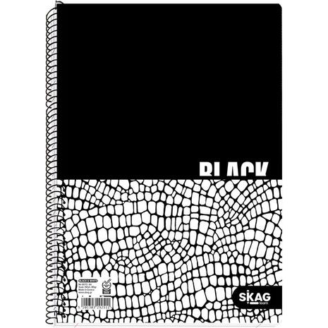 Τετράδιο σπιράλ SKAG Black & White Α4 3 θεμάτων 90 φύλλων (292511) (Διάφορα σχέδια)