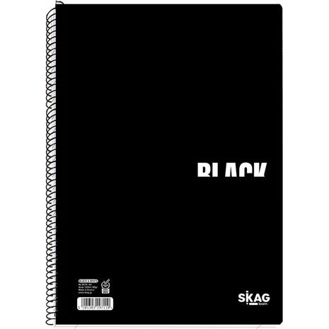 Τετράδιο σπιράλ SKAG Black & White Α4 4 θεμάτων 120 φύλλων σε διάφορα σχέδια (297110) (Διάφορα σχέδια)