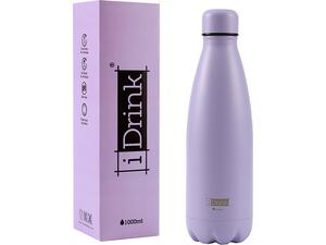 Μπουκάλι θερμός i-Drink ID1021 Therm Bottle 1000ml Ras.Purple (Purple)