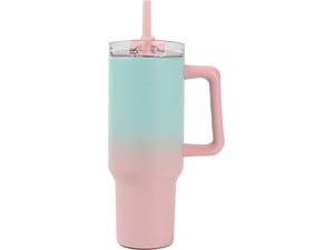 Κούπα θερμός iDrink ID0255 Travel Mug 1200ml Pink/Green