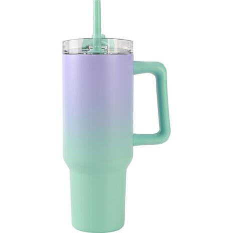 Κούπα θερμός iDrink ID0256 Travel Mug 1200ml Green/Purple