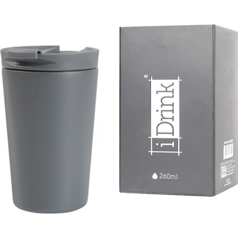 Κούπα Θερμός iDrink ID0236 Travel Mug 260ml Grey