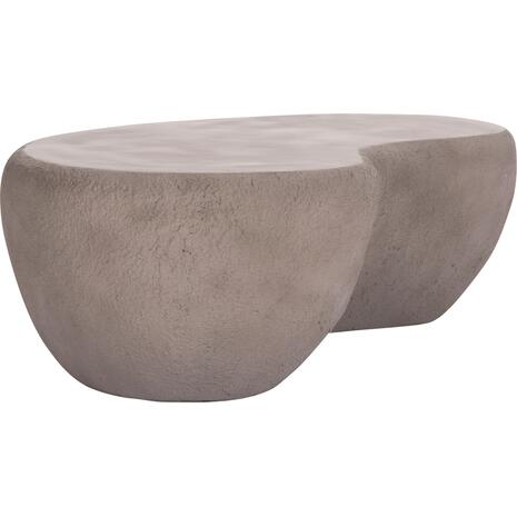 ΤΡΑΠΕΖΙ ΣΑΛΟΝΙΟΥ GERSON HM18151.03L FIBER CEMENT ΣΕ ΓΚΡΙ--122x78,5x40Υεκ.